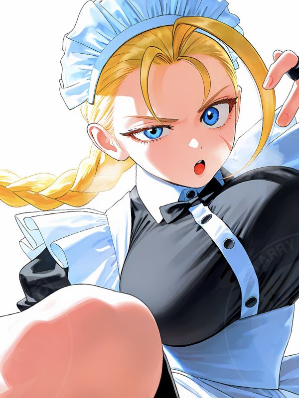 【海外代購】星空 《嘉米》街頭霸王殺人蜂Cammy White小貓咪動漫裝飾畫 