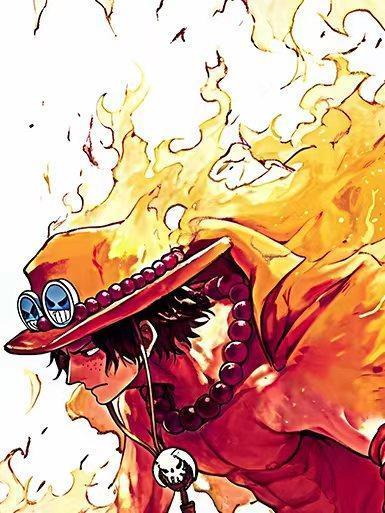 【海外代購】巴洛克 《火焰艾斯》魯夫薩博羅傑燒燒果實Ace海賊王onepiece裝飾冰箱貼 