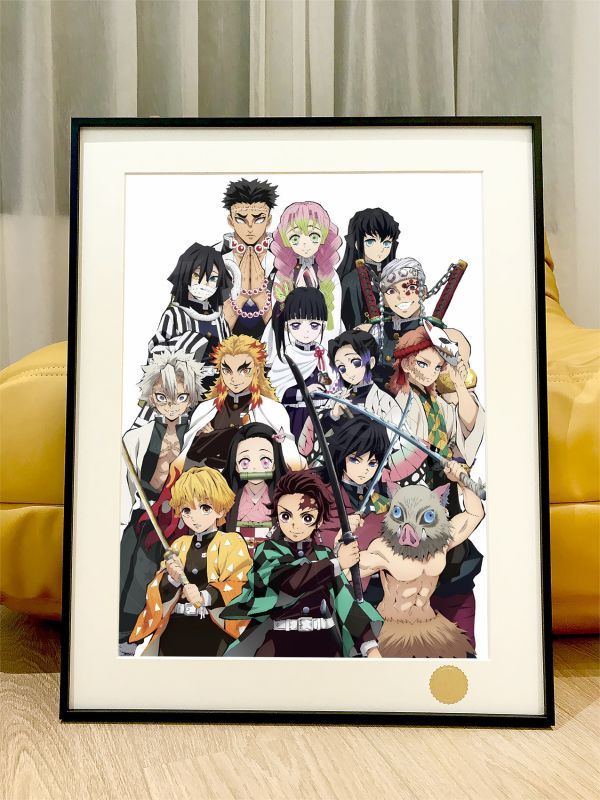 【海外代購】星空 《鬼滅主角團》鬼滅之刃無限城篇裝飾畫 