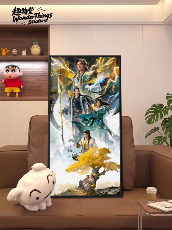 【海外代購】趣物堂《韓立仙途萬象》晶瓷背景牆裝飾畫 