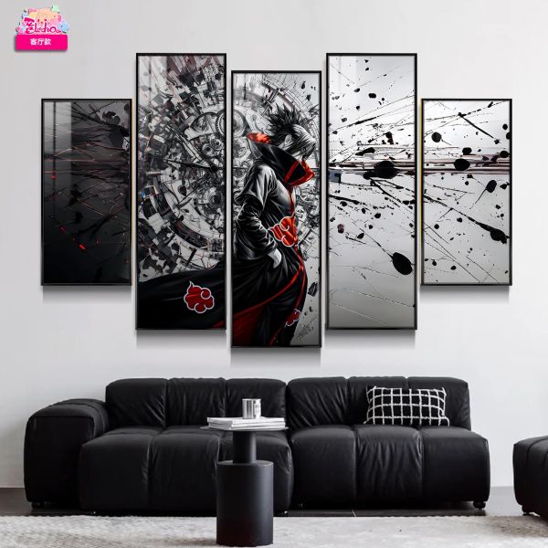 【海外代購】阿喵畫社 曉組織 佐助 火影忍者新品異形套組裝飾畫 滑鼠墊 