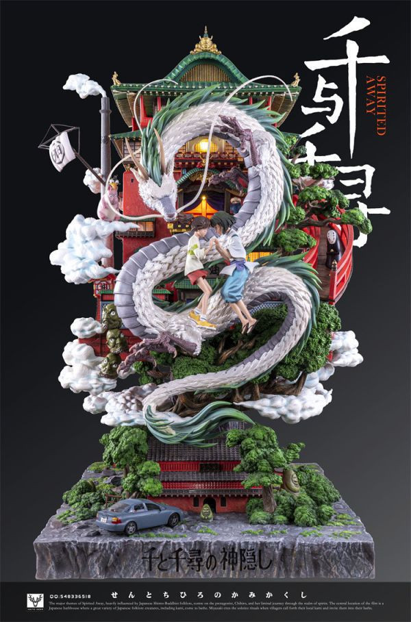 【已截單/代購洽客服】白鹿 宮崎駿系列 第二彈 收藏級雕像 千與千尋 