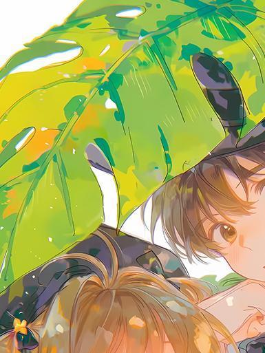 【海外代購】巴洛克 《綠葉櫻狼》百變小櫻小狼木之本櫻魔卡少女櫻庫洛牌動漫裝飾畫冰箱貼 