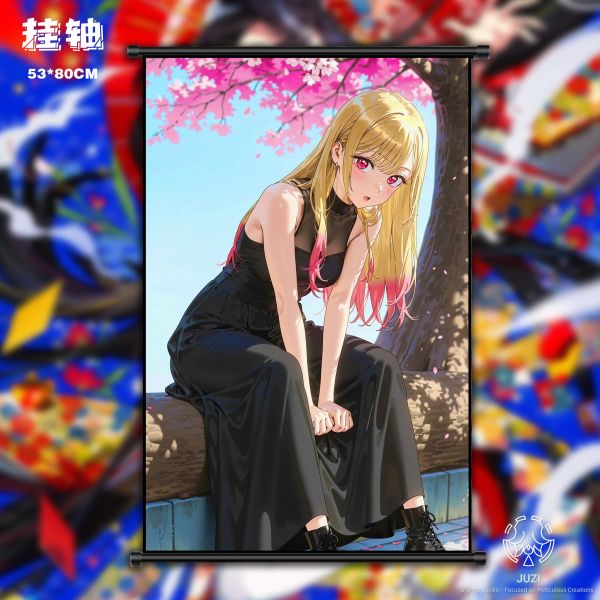 【海外代購】橘子 JUZI 櫻落喜多川 冰箱貼 色卡紙 
