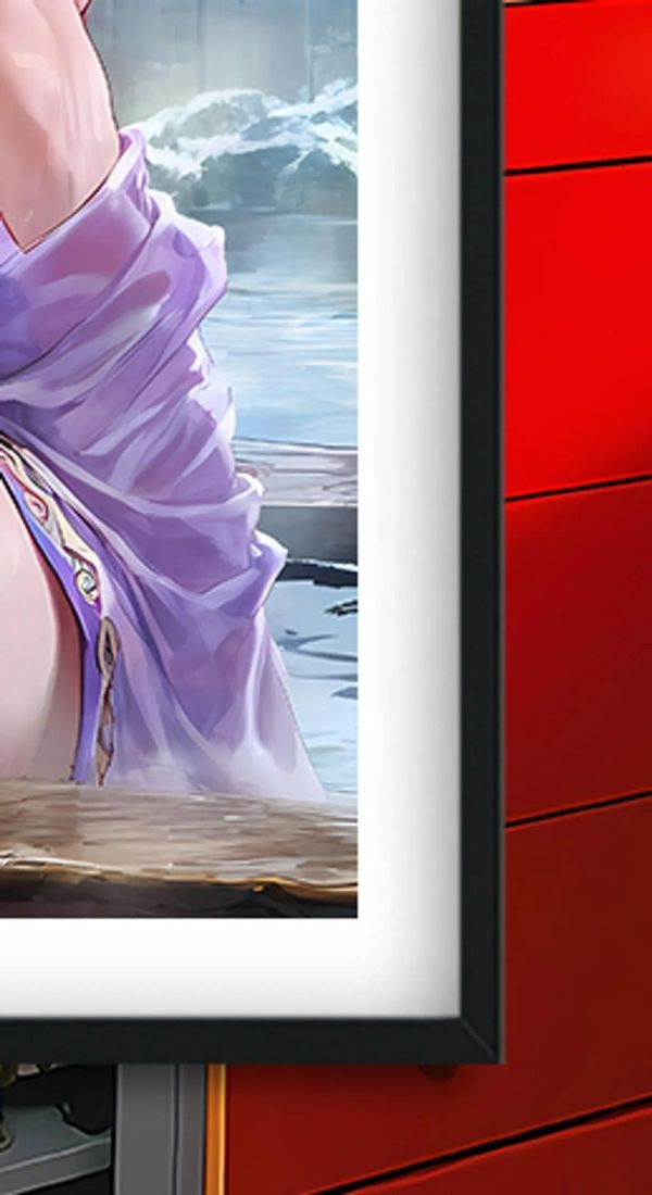 【海外代購】巴洛克《美背雷電將軍》原神裝飾畫冰箱貼 