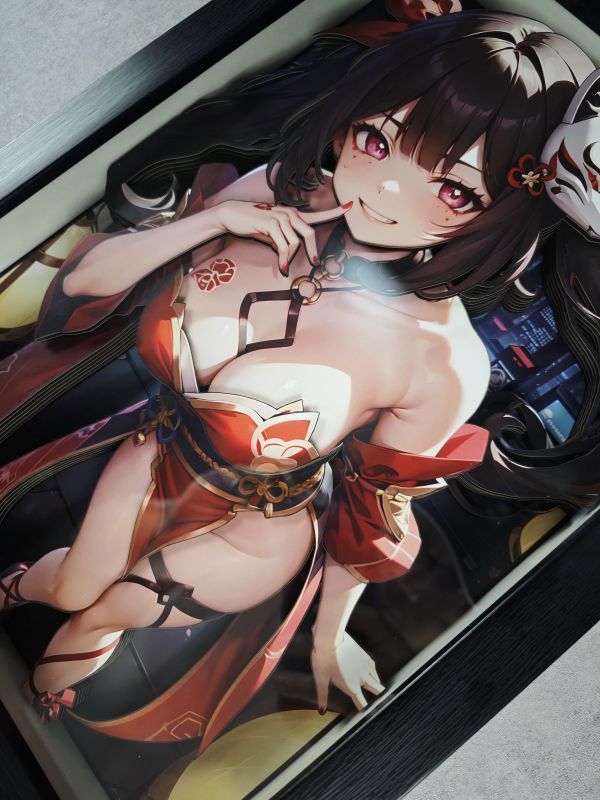 【海外代購】泥棒貓 DSRL-021 花火 Sparkle 立體裝飾畫 