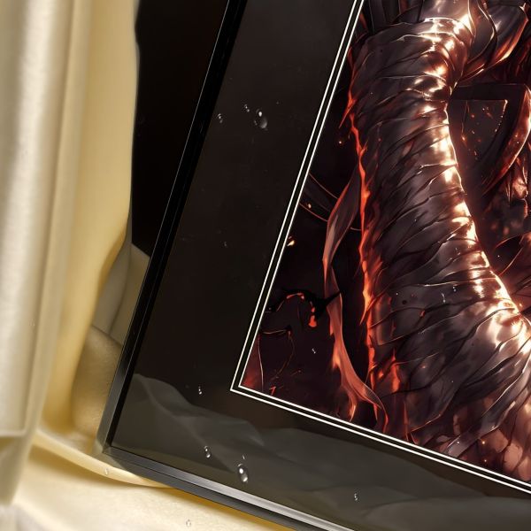 【海外代購】阿喵畫社 背水一戰 格斯 展館級8k超清精裱畫 