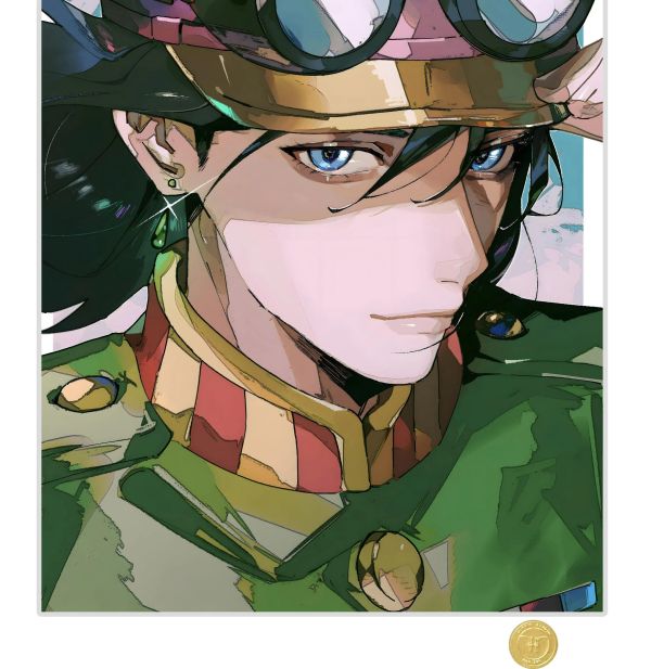 【海外代購】H2工作室《軍裝哈爾》宮崎駿哈爾的移動城堡裝飾畫 