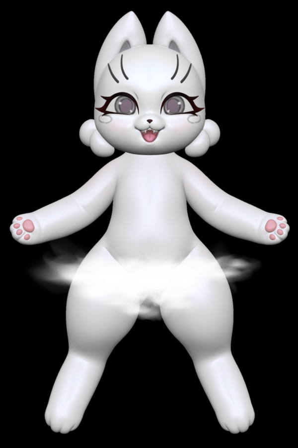 【R18-預定】靈魔 乳液貓玩偶 