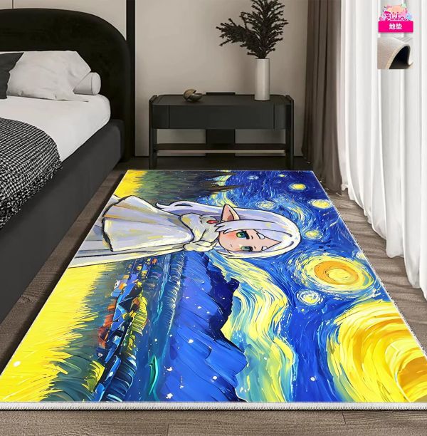 【海外代購】阿喵畫社 梵谷星空 芙莉蓮-五幅套裝 新品12K超清異形套組裝飾畫 床頭地墊  滑鼠墊  冰箱貼 