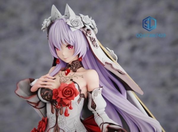 【預定】深藍 花嫁大月下 