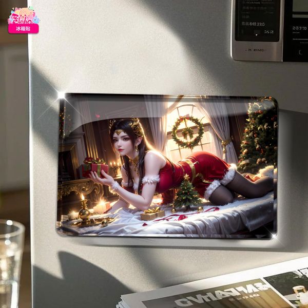 【海外代購】阿喵畫社 聖誕禮物 美杜莎 復古款實木紀念超清裝飾畫 滑鼠墊  床頭地墊  冰箱貼 