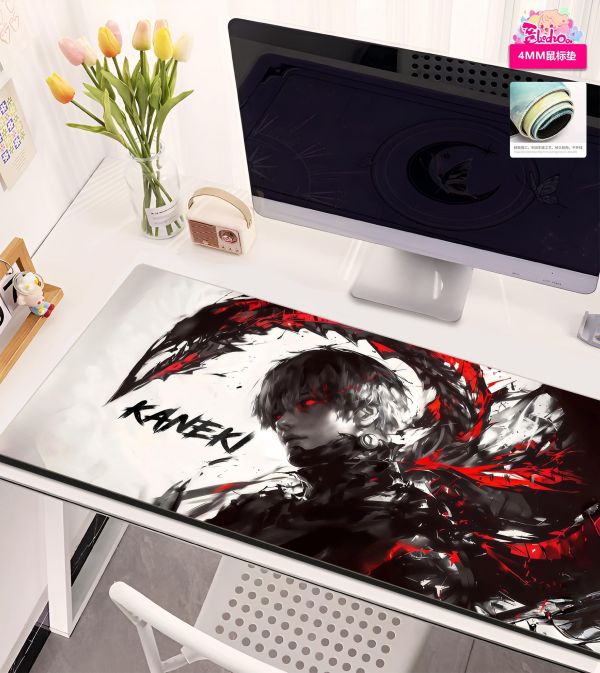 【海外代購】阿喵畫社 Kaneki・破碎金木五幅套裝 12k超清異形套組裝飾畫 滑鼠墊  地墊 