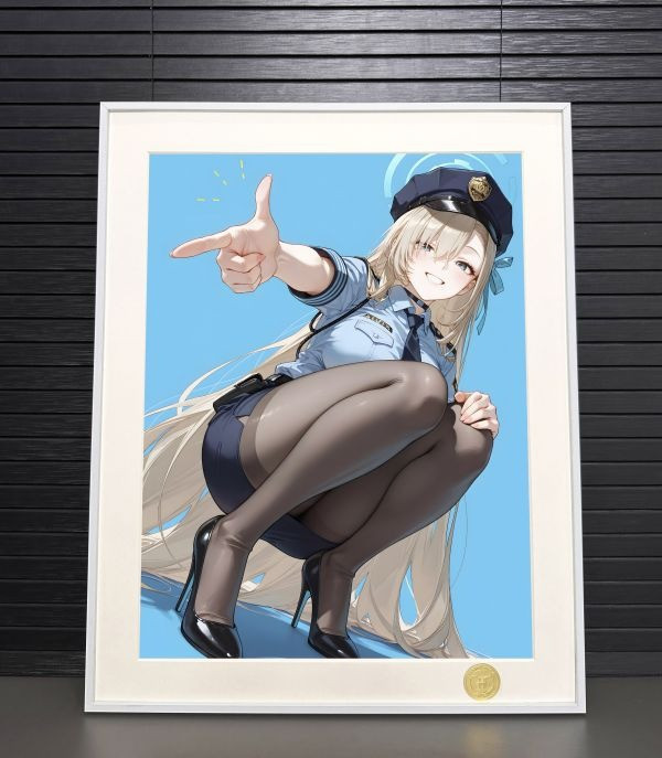 【海外代購】H2 《制服一之瀨》碧藍檔案裝飾畫 