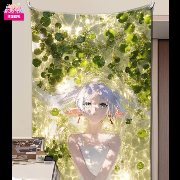 【海外代購】阿喵畫社 薄荷 芙莉蓮 新品12K主題超清裝飾畫 牆面掛毯 冰箱貼 