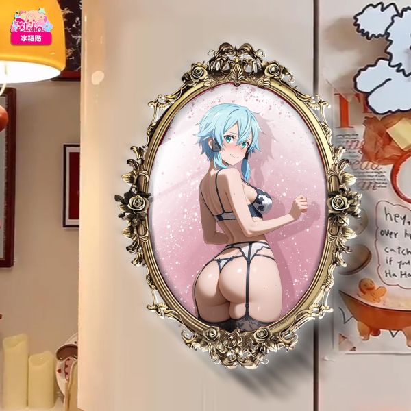 【海外代購】阿喵畫社 動漫冰箱貼第一百一十二彈刀劍神域女神系列 高透亞克力磁吸冰箱貼 