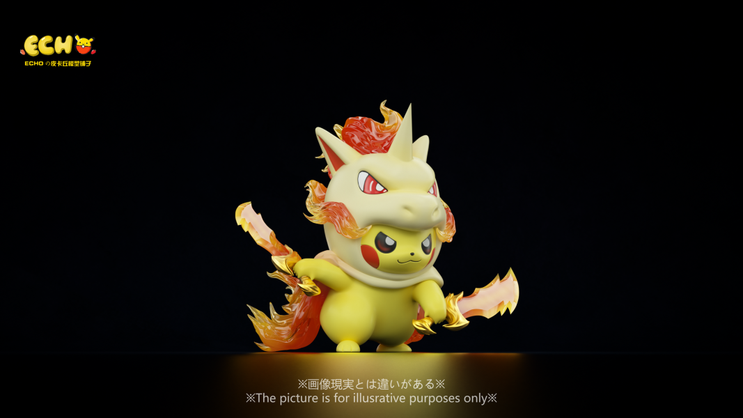 【預定】ECHO皮模鋪 烈焰馬皮卡丘（馬年限定） 