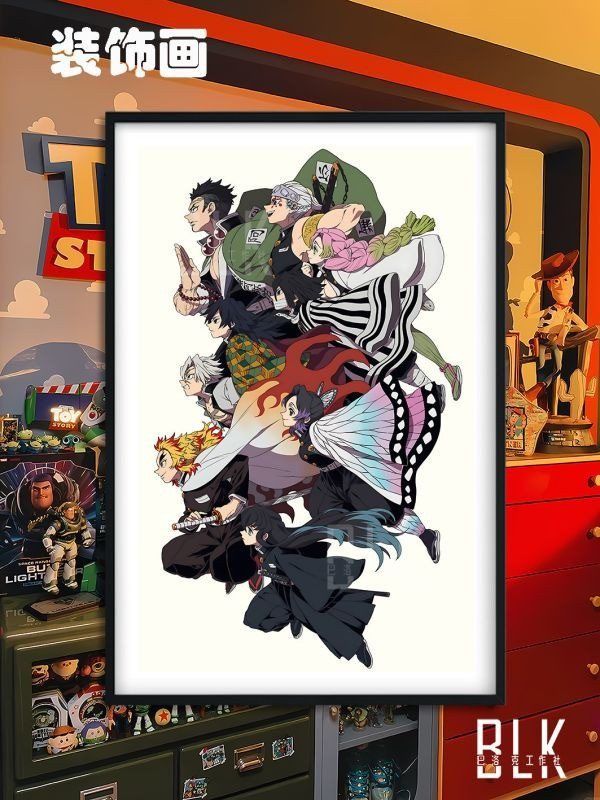 【海外代購】巴洛克 《九柱出擊》鬼滅之刃無限城篇九柱裝飾畫冰箱貼 