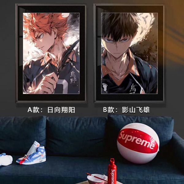 【海外代購】千鳥社《日向與影山》排球少年日向翔陽影山飛雄烏野高校裝飾畫 