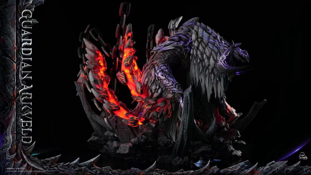【預定】RZ 睿智 怪物獵人荒野 歷戰王鎖刃龍 收藏雕像 
