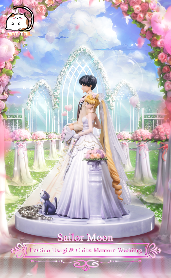 【預定】貓尾 美少女戰士 婚禮CP系列 月野兔與地場衛的婚禮 