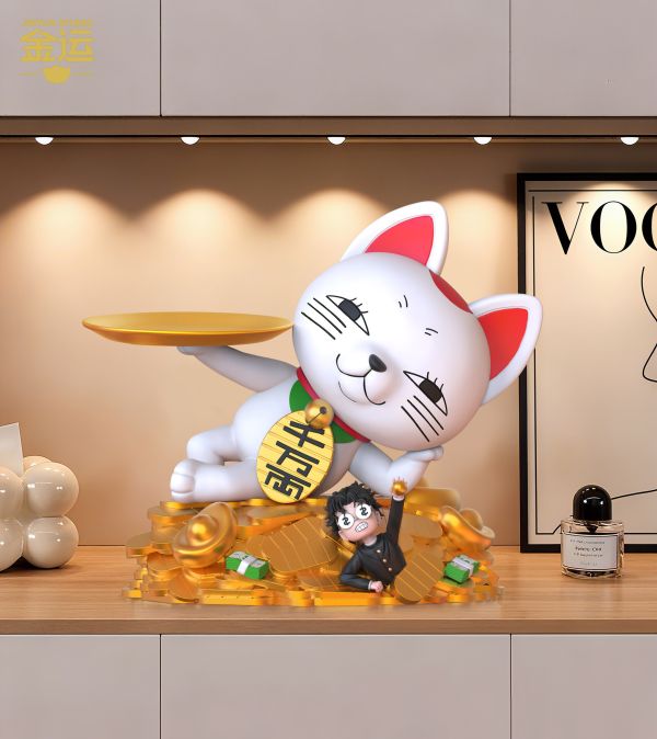 【預定】金運 高速婆婆·招財托盤擺件 