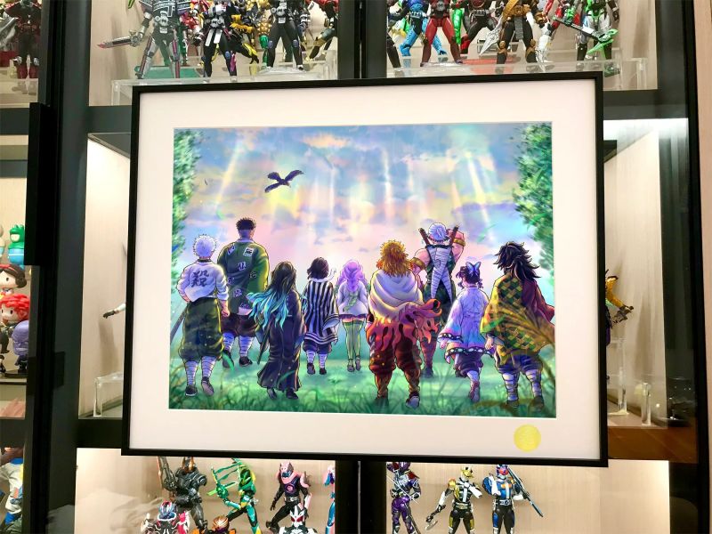 【海外代購】星空《九柱背影》鬼滅之刃無限城篇裝飾畫 