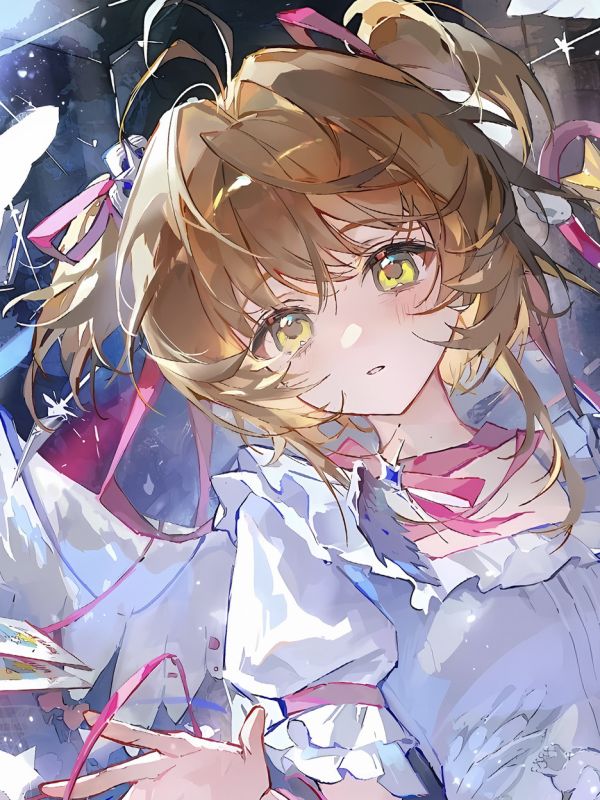 【海外代購】星空 《小櫻與魔法書》百變小櫻魔卡少女櫻木之本櫻庫洛魔法使動畫二次元裝飾畫 