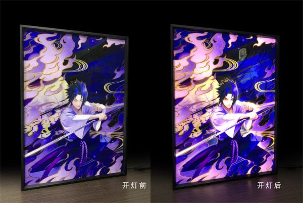 【海外代購】萌萌匠 佐助寫輪眼大蛇丸 燈光裝飾畫 