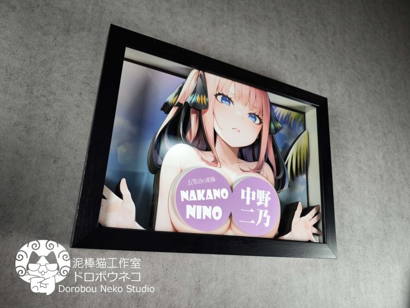 【海外代購】泥棒貓 DSOS-002 五等分的新娘 中野二乃 立體畫 