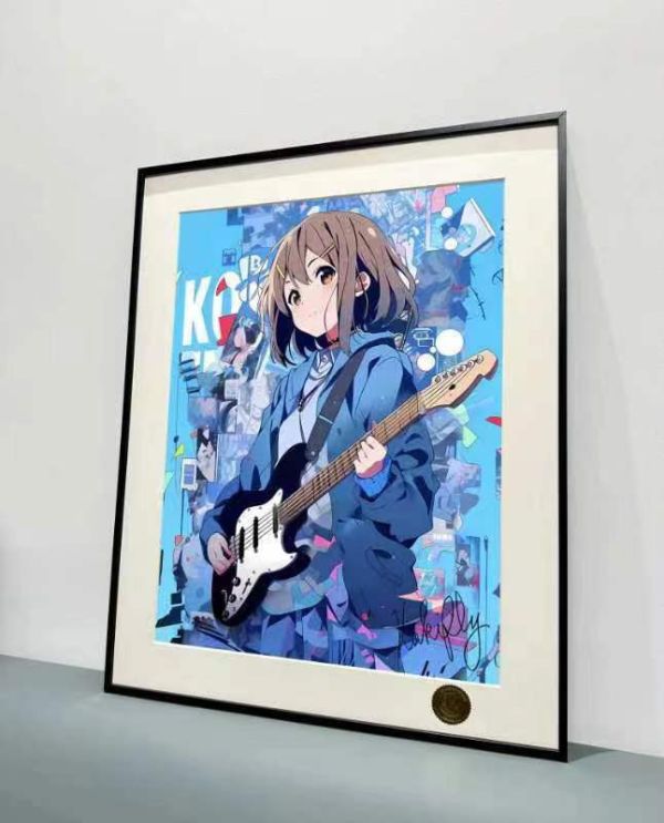 【海外代購】星空《輕音少女平澤唯》K-ON！京阿尼輕音部裝飾畫 