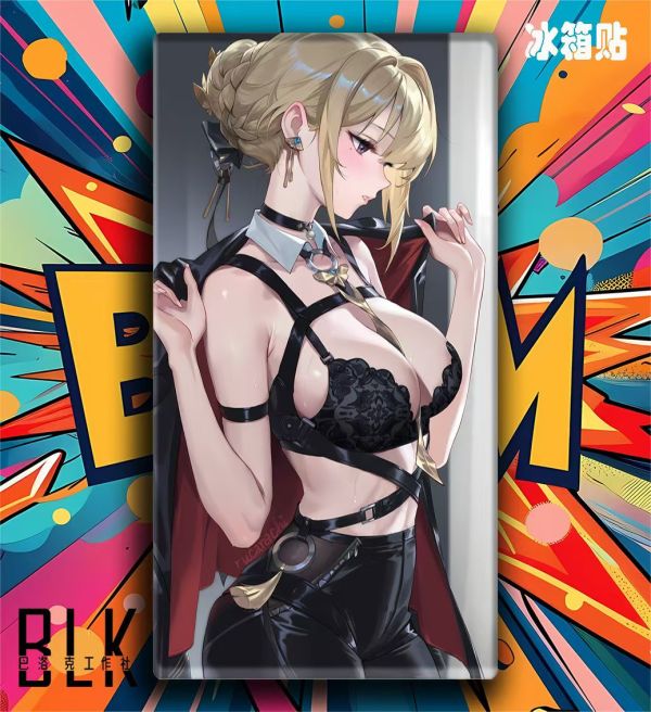 【海外代購】巴洛克 《情書伊芙琳》絕區零Evelyn舍勒之青遊戲二次元裝飾畫冰箱貼 