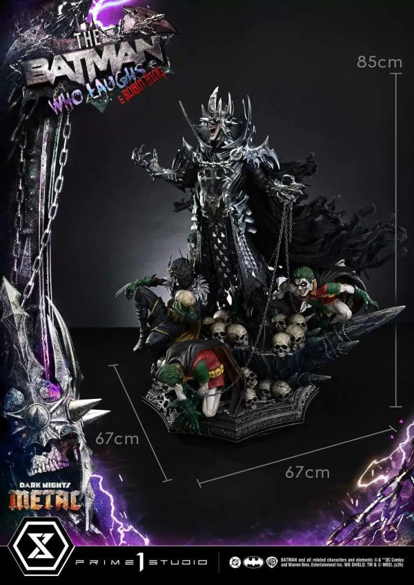 【預定】Prime 1 P1S  1/3 黑暗之夜：死亡金属 狂笑之蝠 & 罗宾王标准版MMDCMT-15 