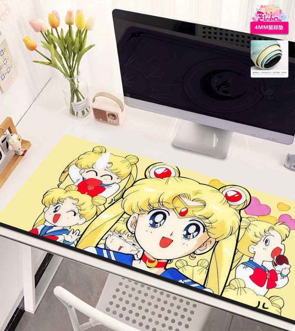 【海外代購】阿喵畫社 月月月野兔 展館級8k超清精裱畫 滑鼠墊 牆面掛毯 床頭地墊 