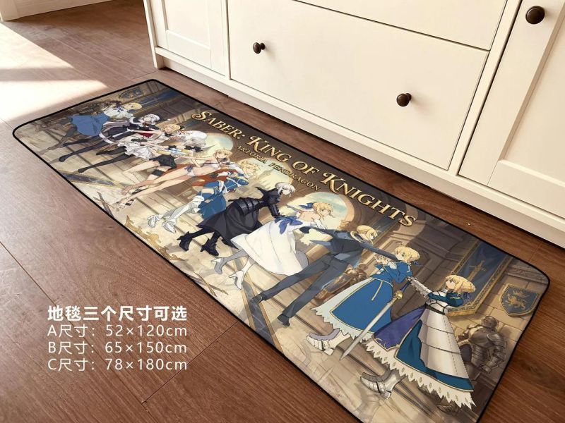 【海外代購】千鳥社《Saber 換裝跳舞》Fate命運之夜換裝全家福地毯鼠標墊裝飾畫 