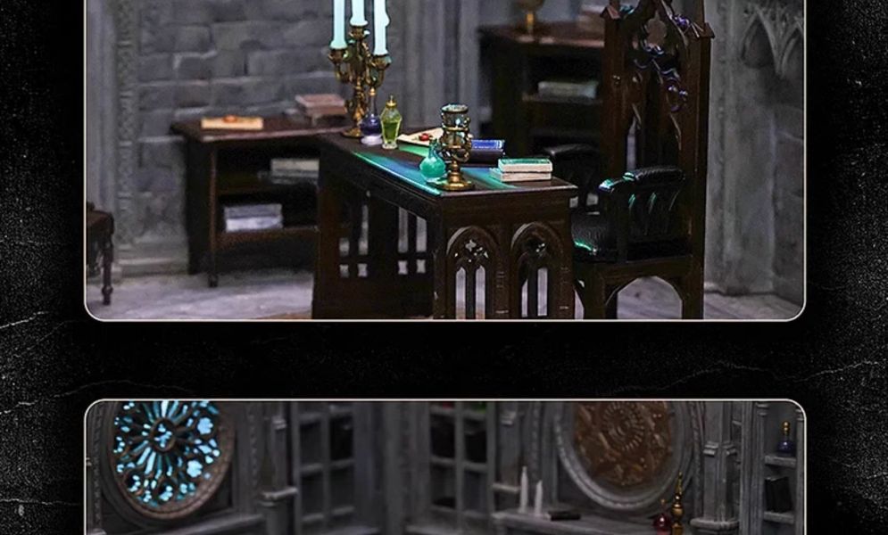 【海外代購】微觀臻慕 12分微縮場景 艾倫坡一低語之屋 