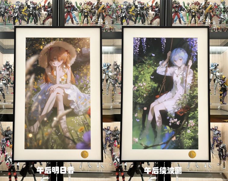 【海外代購】星空《午後綾波麗》EVA新世紀福音戰士裝飾畫 
