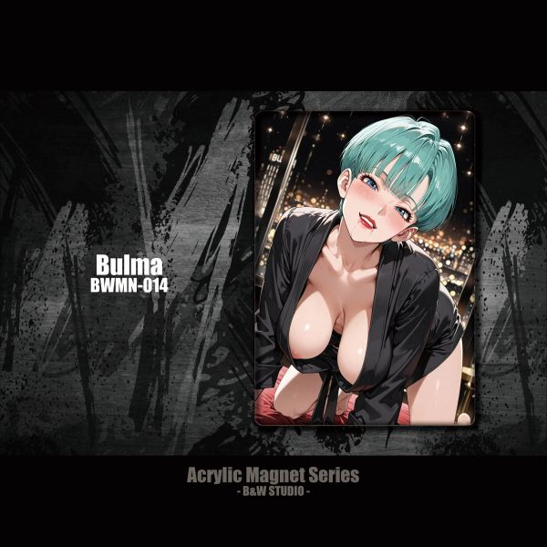 【海外代購】黑白畫映 B&W 布瑪 亞克力冰箱貼 BWMN-014 