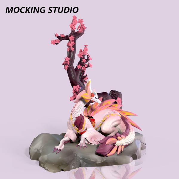【海外代購】主意玩家 MOCKING 怪獵龍娘系列和風浴衣泡狐龍 