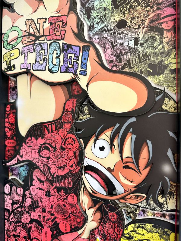 【海外代購】凹凸Panda 海賊王《漫畫路飛》3D紙藝立體畫 