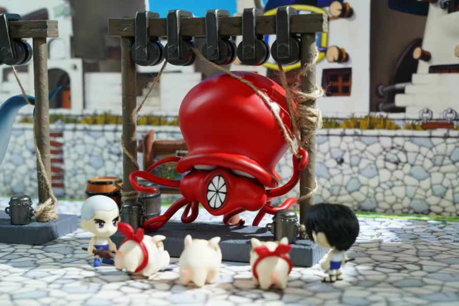 【預定】YMG 場景 明珠巷鯊魚章魚架子 