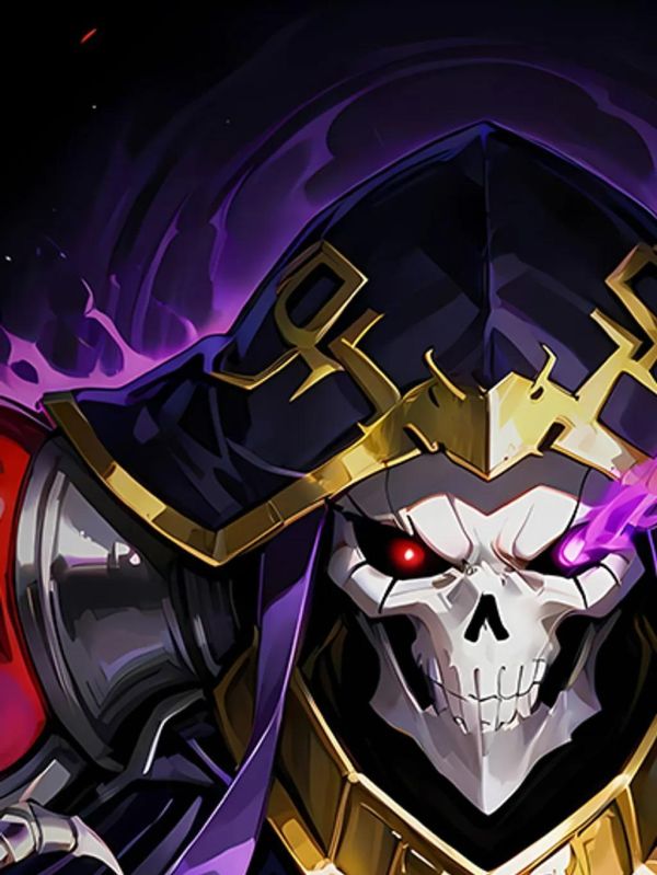 【海外代購】巴洛克 《暗影骨王》Overlord裝飾畫冰箱貼 