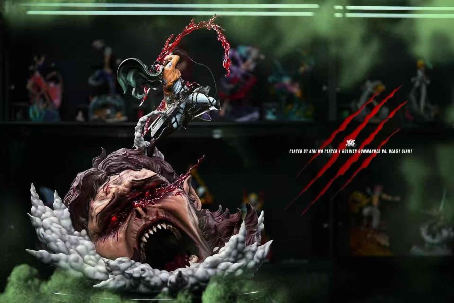 【海外代購】頭號玩家 兵長vs獸之巨人（リヴァイ·アッカーマン Vs 獣の巨人） 