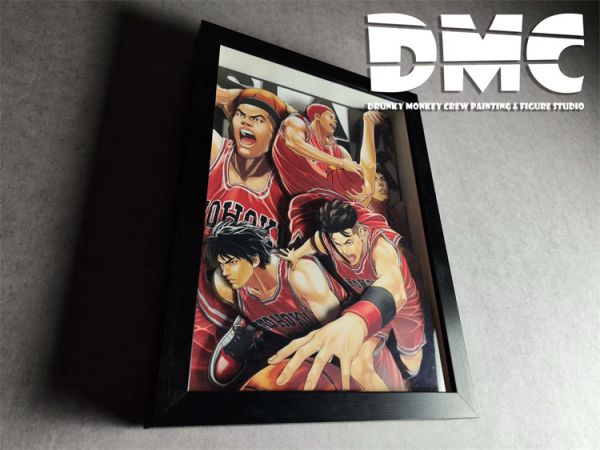 【海外代購】【46*34CM】醉猴組 灌籃高手 立體 裝飾畫 