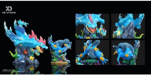 【預定】XO 海底世界1/20圖鑑GK系列 大力鱷進化組&巨沼怪進化組 