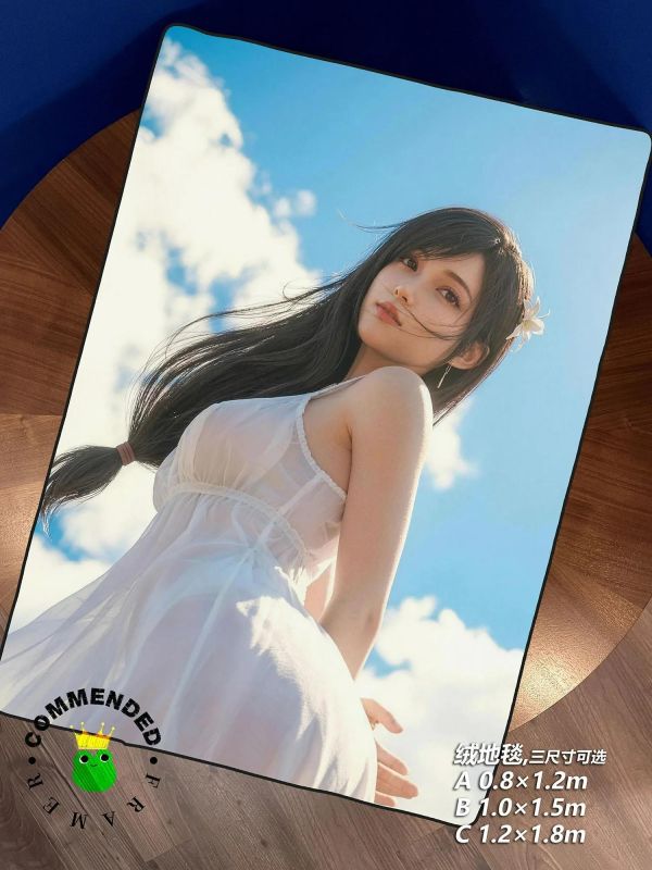 【海外代購】皇呱 《夏日晴空蒂法》最終幻想裝飾畫 午睡毯 地毯 