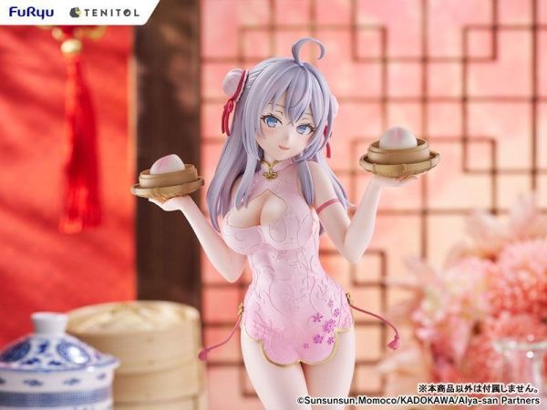 【PVC預定】FuRyu TENITOL TALL 不時輕聲地以俄語遮羞的鄰座艾莉同學 周防有希 艾莉莎 旗袍裝Ver 