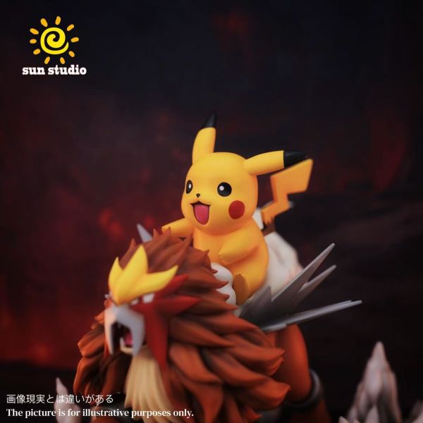【預定】SUN 搖搖馬系列 炎帝皮卡丘搖搖馬 
