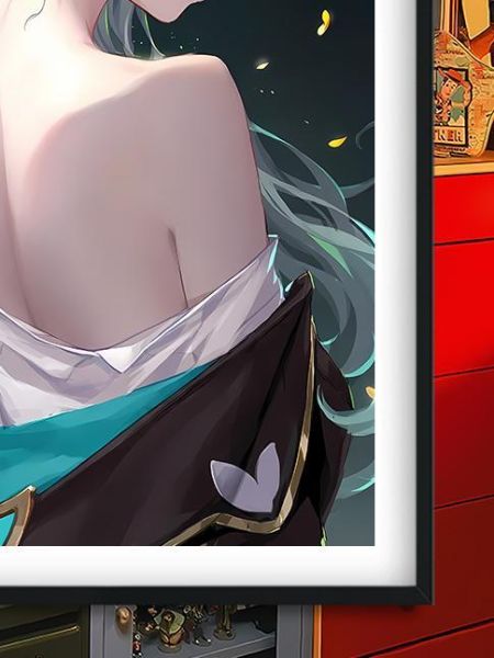 【海外代購】巴洛克 《美背流螢》崩壞星穹鐵道卡芙卡飛霄遊戲裝飾畫冰箱貼 