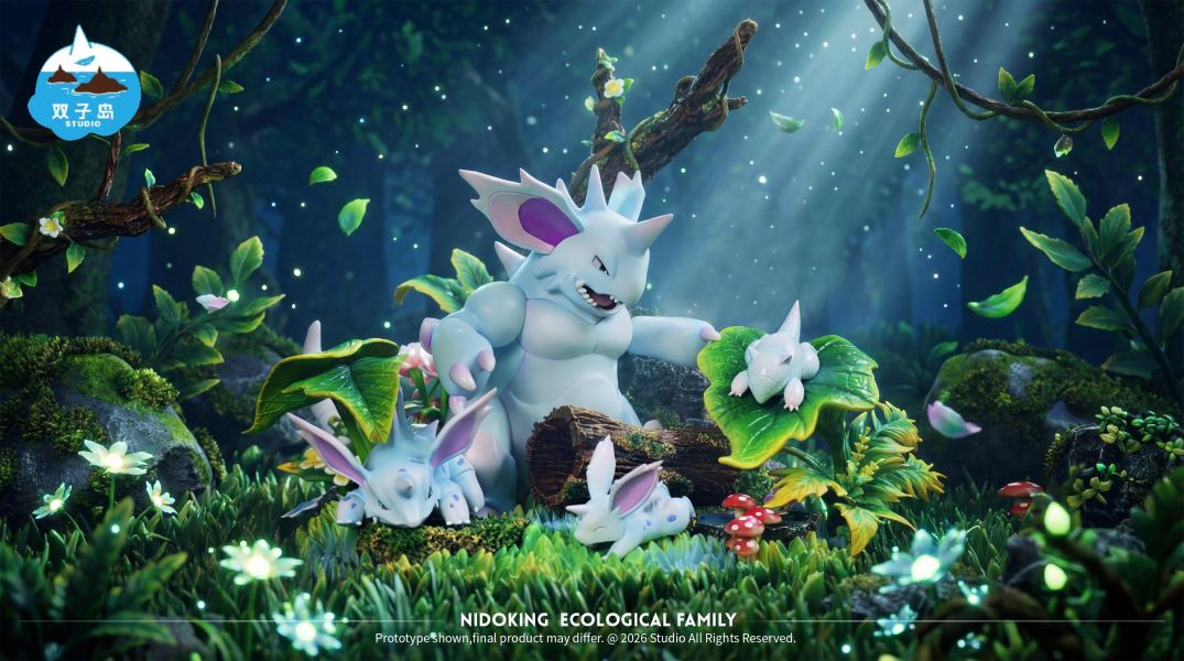 【預定】雙子島 生態系列 尼多王組 